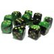 Dés: Set de 12 Dés 6 Gemini Fumée Chessex