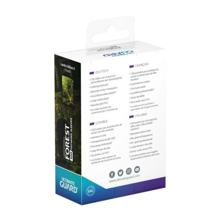 Ultimate Guard: Pochettes Forest x100 Standard