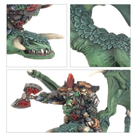 The Old World Fw: Orc Warboss on Wyvern