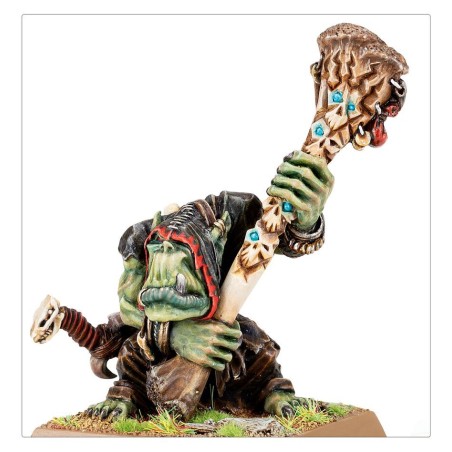 The Old World : Orc Shaman with Bone Staff