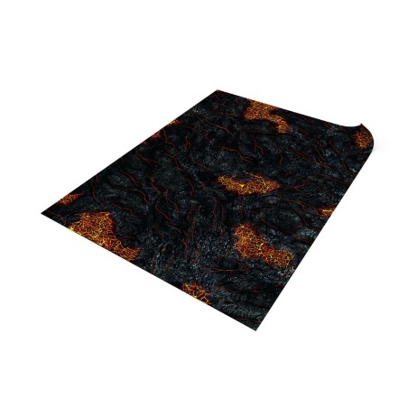 Tapis de Jeu Simple: Lava Fields (Néoprène)