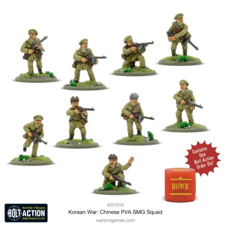 Bolt Action: Chinese PVA SMG Squad