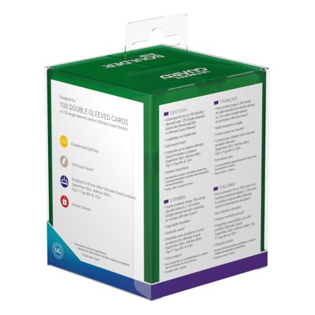 Deck Box:Boulder Deck 100+ taille Standard Emerald