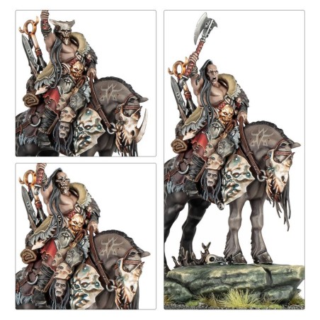 Slaves to Darkness: Chef de Guerre Noir-Serment sur Destrier