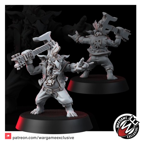 WE: Ork Goblin Rock Fans Crowd (x12)