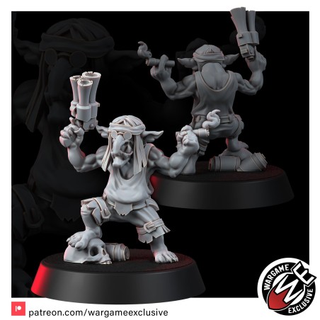 WE: Ork Goblin Rock Fans Crowd (x12)