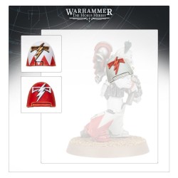 White Scars Mk III Shoulder Pads