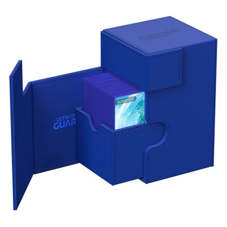 Deck Box: Boite pour Carte Flip'n'Tray 100+ Taille Standard XenoSkin Bleu