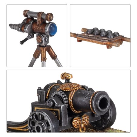 The Old World Nains: Cannon & Organ Gun