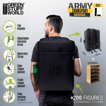 Sac de Transport d'Armée avec Plateaux Aimantés