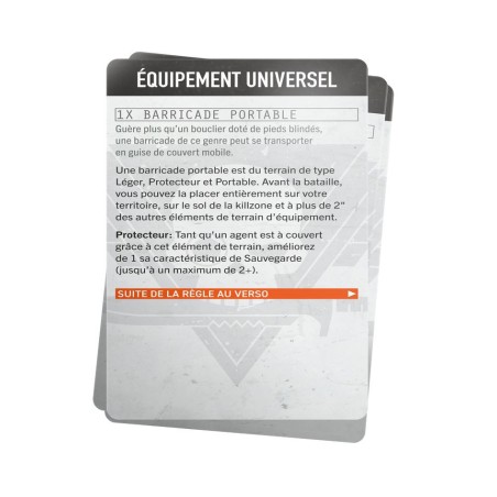 Kill Team: Impénitent Cartes Techniques