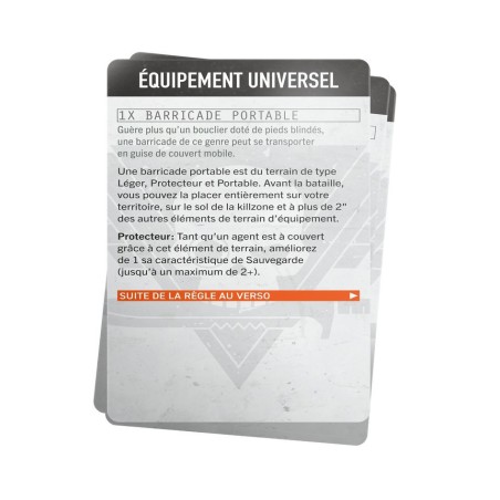 Kill Team: Griffes Némésis Cartes Techniques