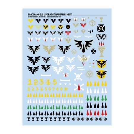 Blood Angels: Améliorations et Decalcomanie