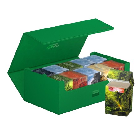 Deck Box: Arkhive 800+ Taille Standard XenoSkin Vert