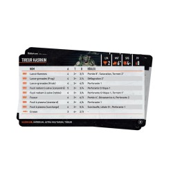 Kill Team: Kasrkins Cartes Techniques