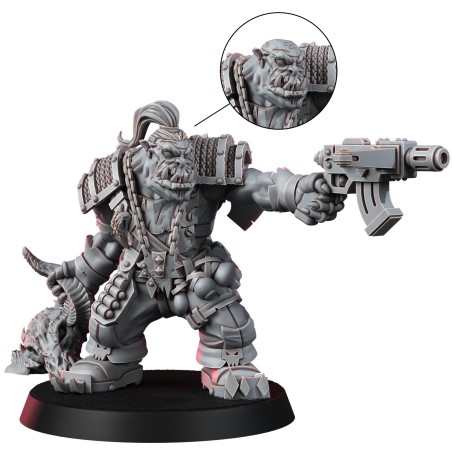 WE: Ork Gorkalt the Lone Wolf with Jaskier