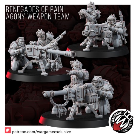 WE: Chaos Renegades of Pain Agony Weapons