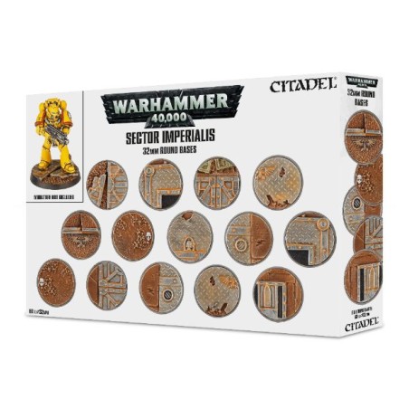 Sector Imperialis: socles ronds de 32mm