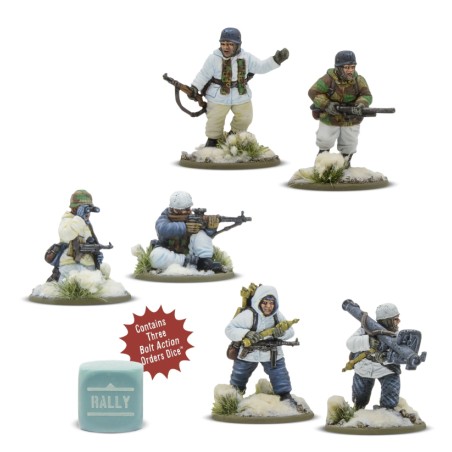 Bolt Action: Fallschirmjager (Winter) Weapons Teams