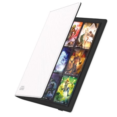 Portfolio: Flexxfolio Blanc Xenoskin 360 Cartes (18 Pocket/Page)