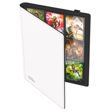 Portfolio: Flexxfolio Blanc Xenoskin 360 Cartes (18 Pocket/Page)