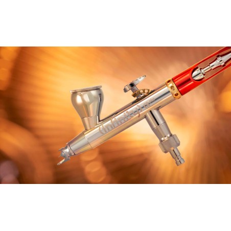 Aérographe: Harder and Steenbeck Infinity CRplus 2 en 1 Titanium
