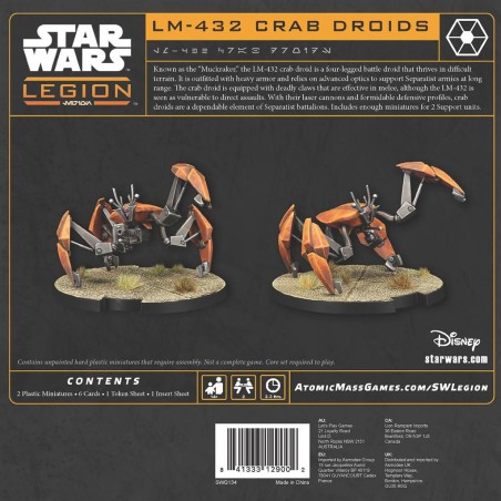 SW Légion: LM-432 Crab Droids