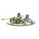 Bolt Action: Fallschirmjäger 75mm Pak 40 Anti-tank gun (Winter)
