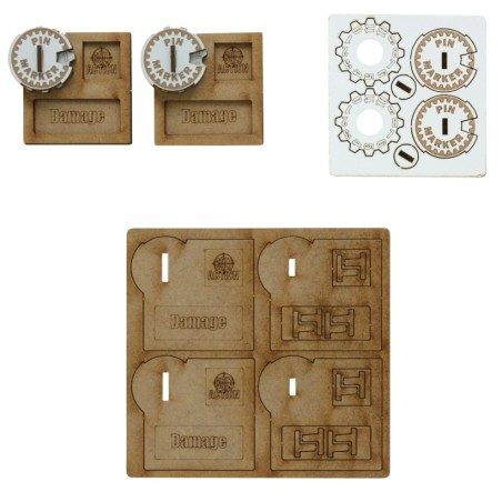 Bolt Action: Vehicle Pin Markers x2