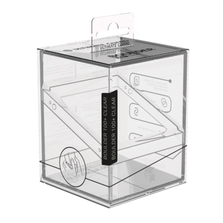 Deck Box:Boulder Deck 100+ taille Standard Transparente