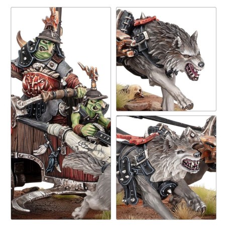 Gloomspite Gitz: Grogneboss sur Rouleguerre