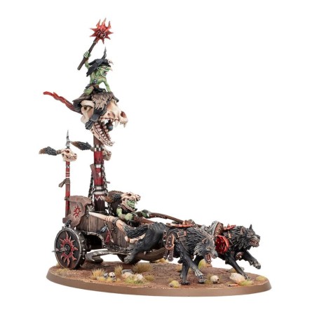 Gloomspite Gitz: Grogneboss sur Rouleguerre