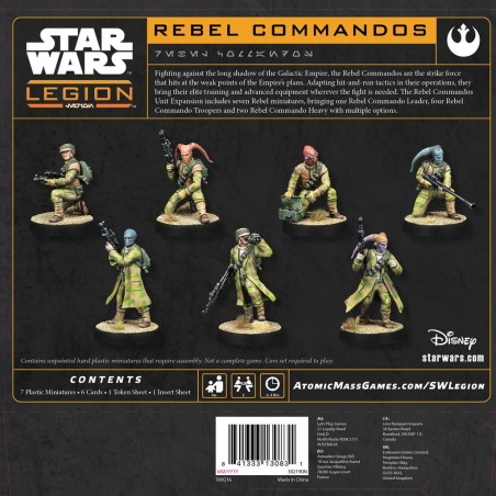 SW Légion: Rebel Commandos (Resculpt)