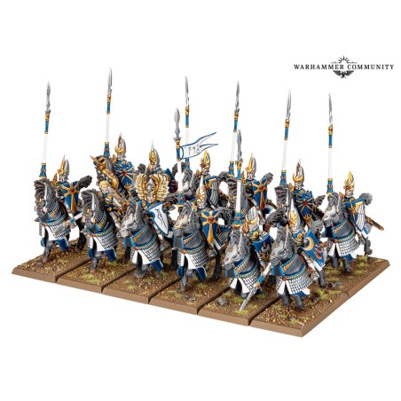 The Old World Hauts Elfes: Heaumes d'Argent (10 Figurines)