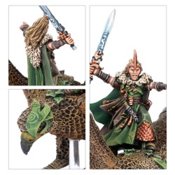 The Old World Elfes Sylvain: Noble on a Great Eagle