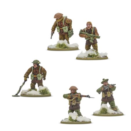 Bolt Action: British & Canadian Army infantry (Winter) Platoon