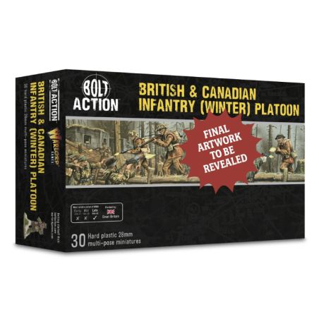 Bolt Action: British & Canadian Army infantry (Winter) Platoon