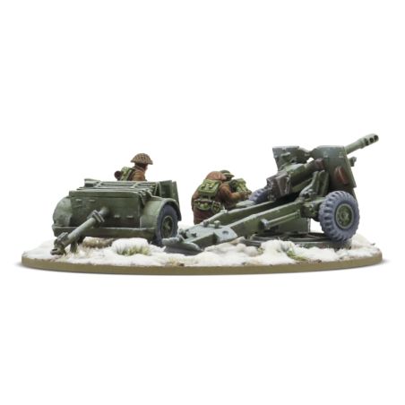 Bolt Action: British infantry (Winter) 25 PDR ATG and Crew