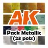 AK: Pack Metallic (23 pots)
