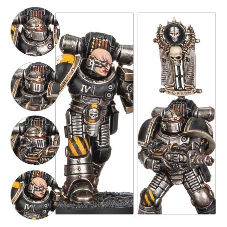 Space Marines Legion: Escouade de Vétérans Tactiques MkII avec Armes Désintégratrices