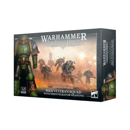 Space Marines Legion: Escouade de Vétérans Tactiques MkII avec Armes Désintégratrices