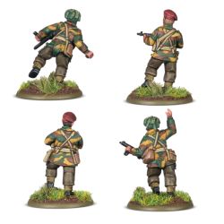 Bolt Action: British Airborn Platoon Commanders (x4 Figurines)