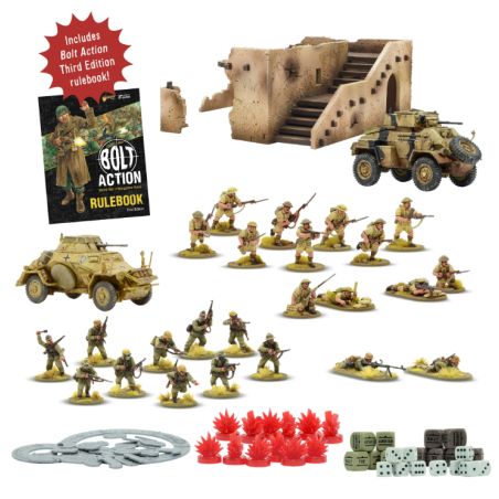 Bolt Action: Starter Set "A Gentleman's War" 3e Edition (x 26 Figurines)