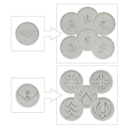 Legions Imperialis: Order Tokens and Objectives Markers