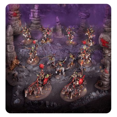 Gloomspite Gitz: Fer de Lance Grognemeute de Chasse (x11 Figurines)