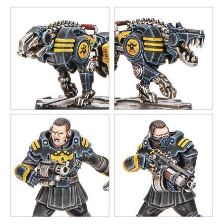 Necromunda: Palanite Enforcer Captains and Sergeants (x8 Figurines)