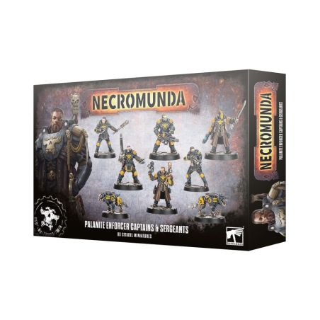 Necromunda: Palanite Enforcer Captains and Sergeants (x8 Figurines)