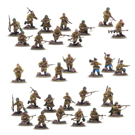 Bolt-Action-Forward-to-Berlin-Soviet-Army-1943-45-Starter-Army-x49-Figurines
