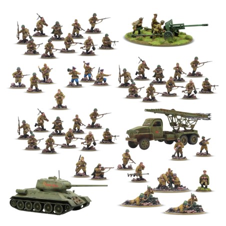 Bolt-Action-Forward-to-Berlin-Soviet-Army-1943-45-Starter-Army-x49-Figurines