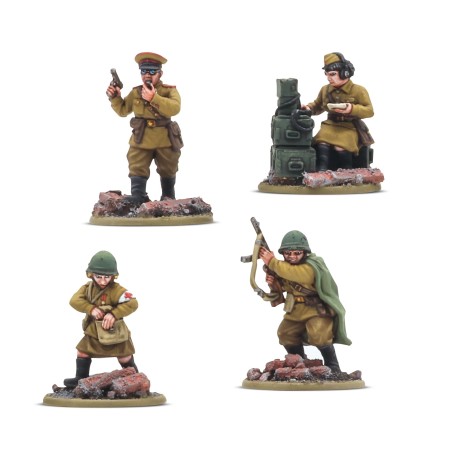 Bolt-Action-Soviet-Infantry-HQ-x4-Figurines
